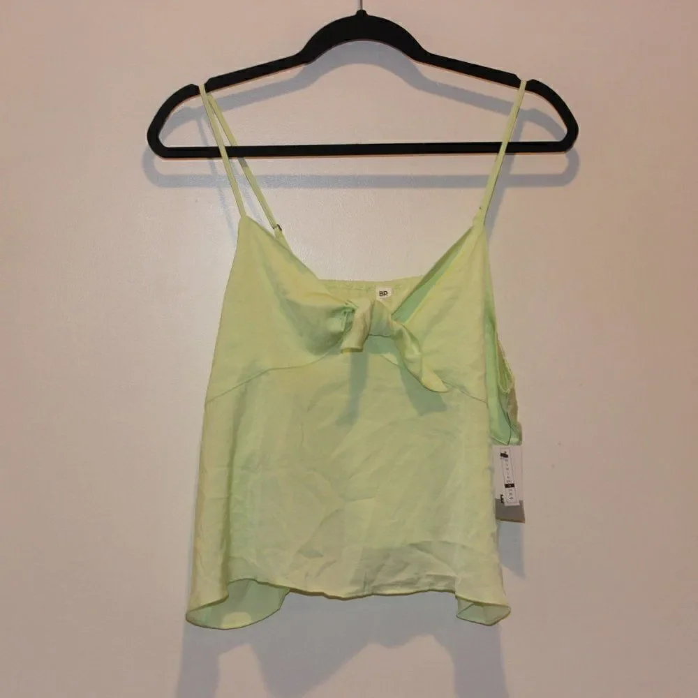 NEW BP. Green Sleeveless Strappy Crop Camisoles Tops Women's Size 1X - Picture 2 of 10